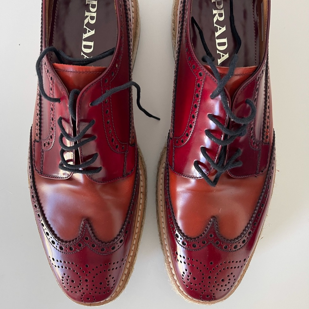 Prada men’s shoes like new only worn once - Picture 2 of 4